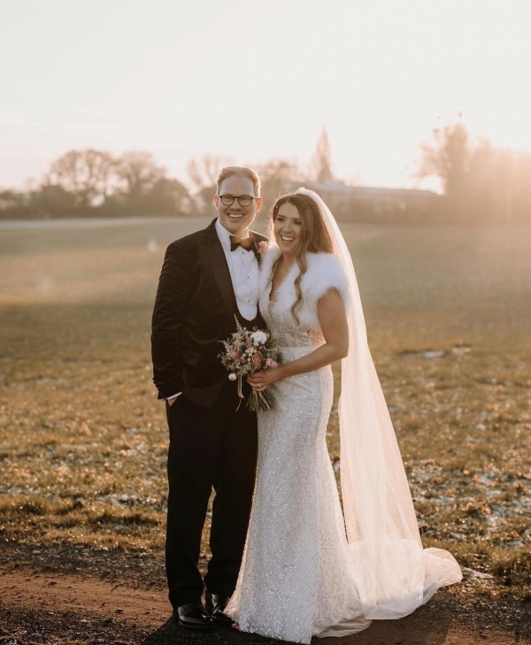 Photo of Perfect Bridal Ivory Single Tier Sparkly Glitter Tulle Chapel Veil uploaded by L on 11th January 2023