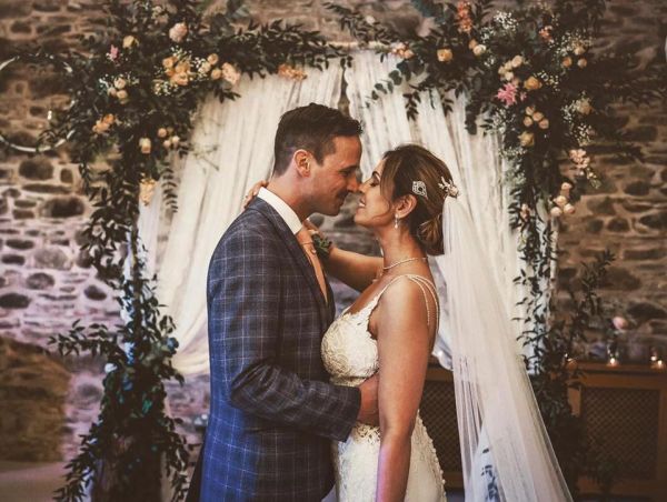 Photo of Sabrina Beaded Leaves and Opal Crystal Ivory Flowers Hair Comb uploaded by L on 31st March 2021