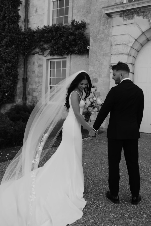 Photo of Bianco Ivory Single Tier Cathedral Veil with Lace Appliques S519 uploaded by S on 27th July 2026
