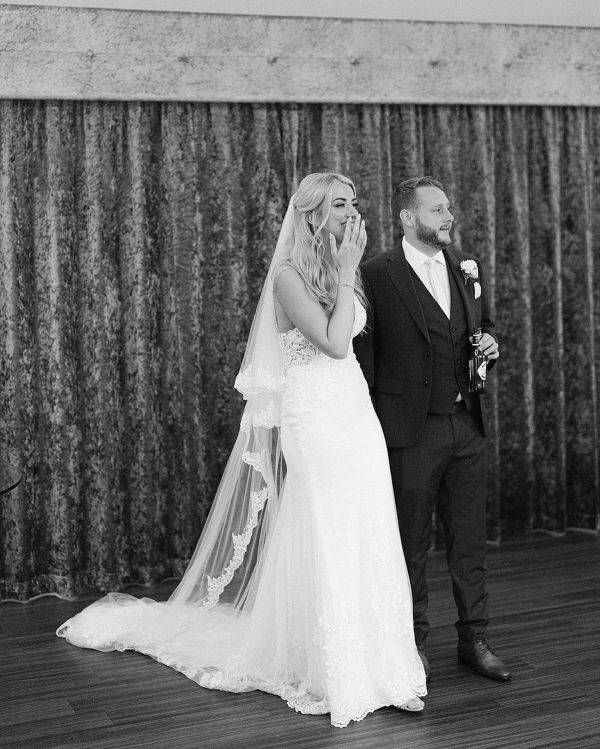 Photo of Bianco Two Tier Delicate Beaded Lace Edge Cathedral Veil S258 uploaded by S on 18th November 2022