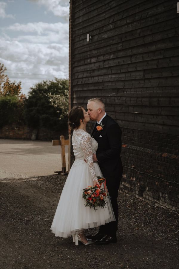 Photo of Perfect Bridal Indi Dyeable Ivory Satin Block Heel Ankle Strap Court Shoes uploaded by S on 11th October 2022