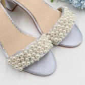 Macro photo of detail at the front of the shoe