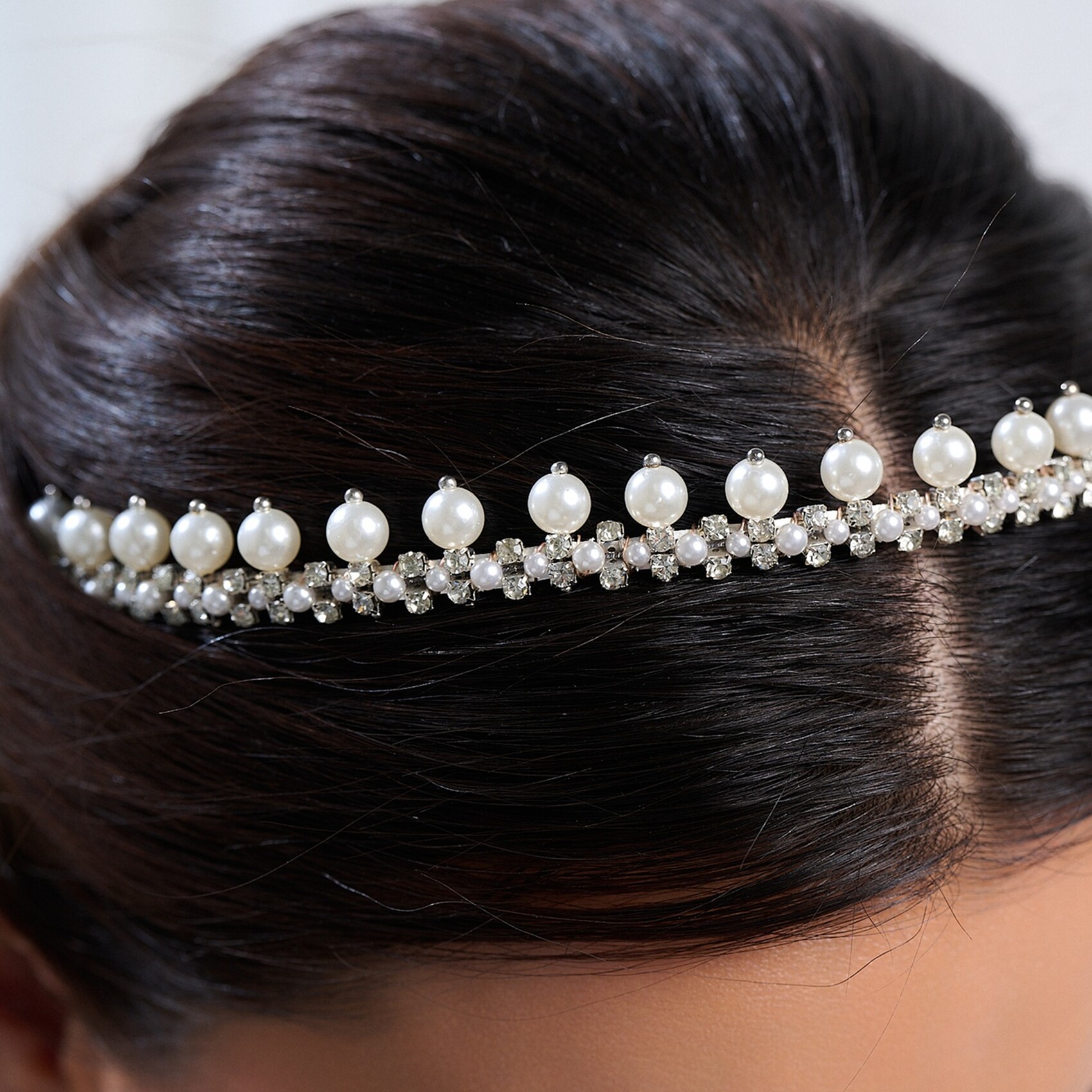 Vintage Freshwater Pearl Tiara Empress Eugenie main image 2