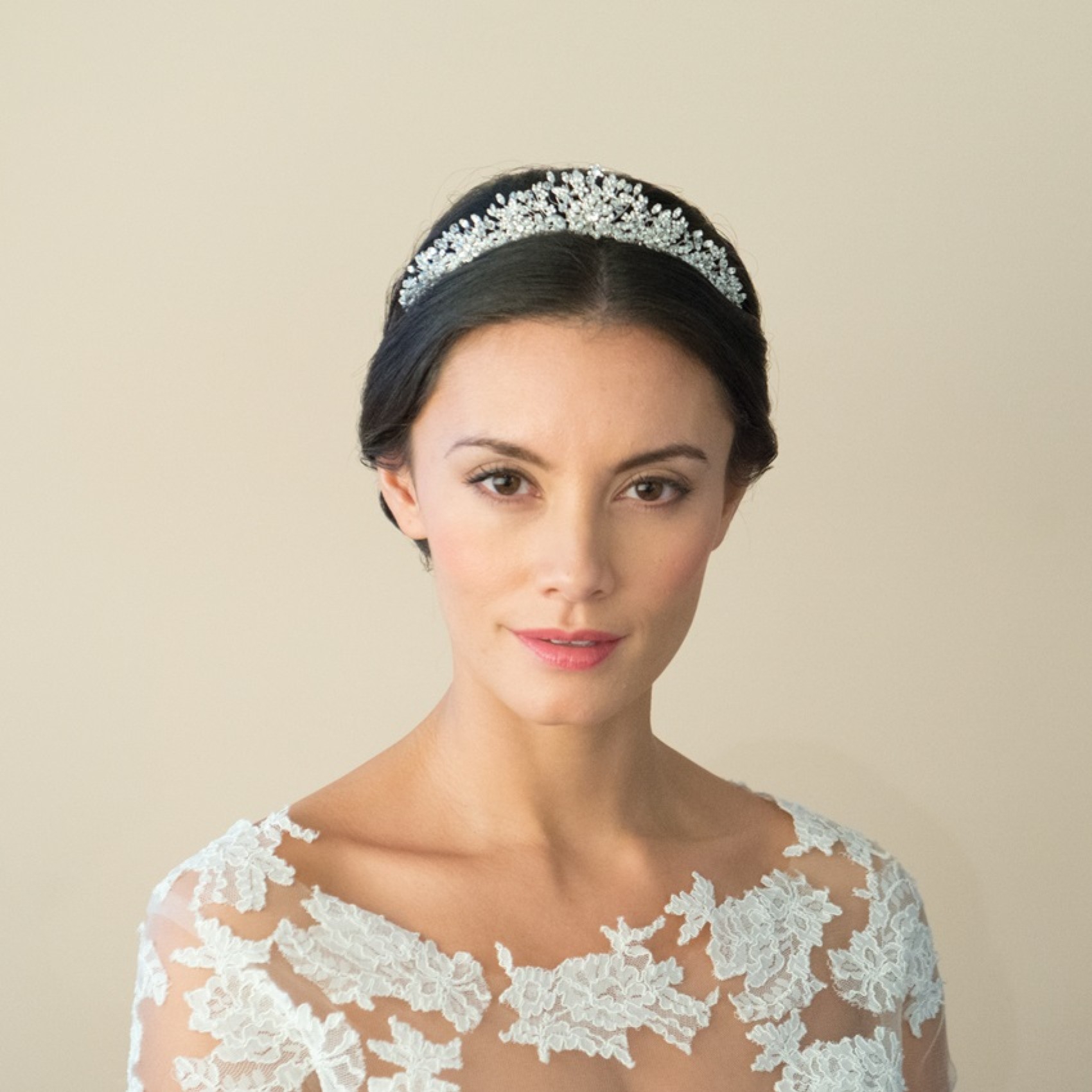 Ivory and Co Pheodora Vintage Inspired Floral Bridal Tiara