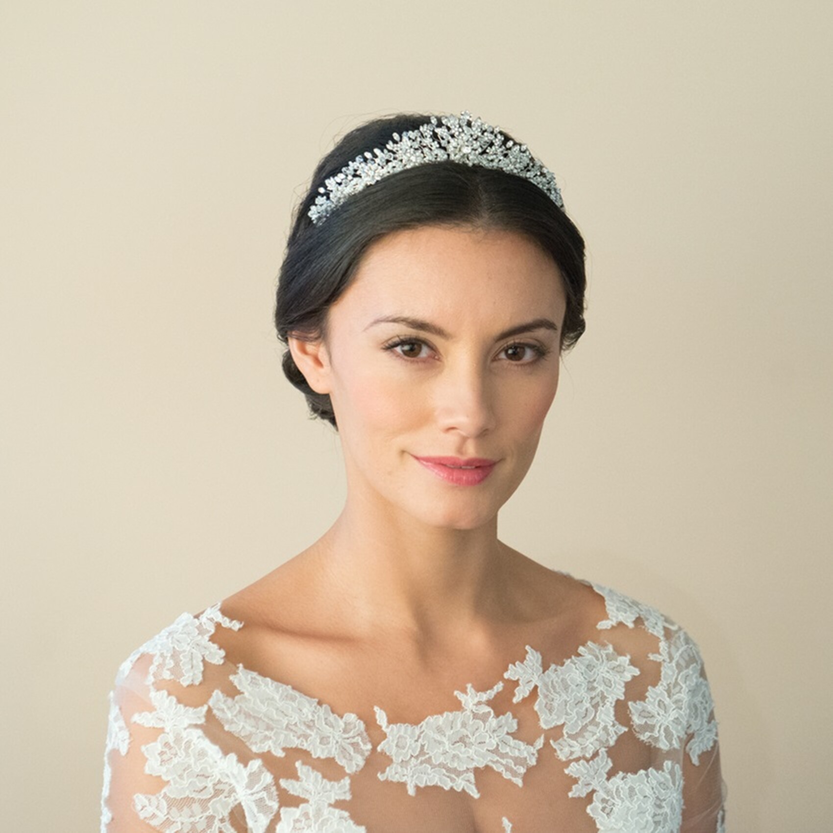 Ivory and Co Pheodora Vintage Inspired Floral Bridal Tiara