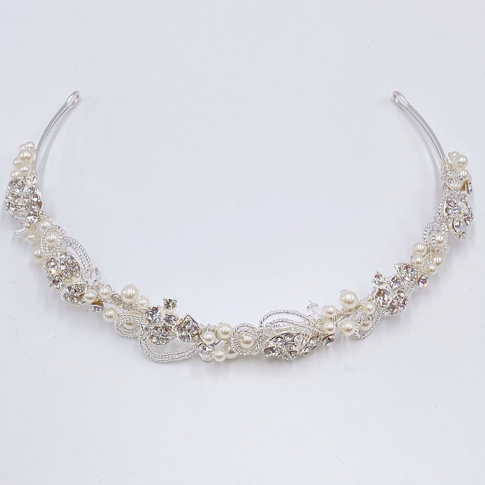 Edary Cerchietto per capelli da sposa in argento con conchiglia, accessorio per capelli da sposa, accessorio per capelli da sposa, per donne e ragazze