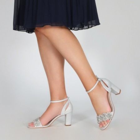 alexa embellished block heel