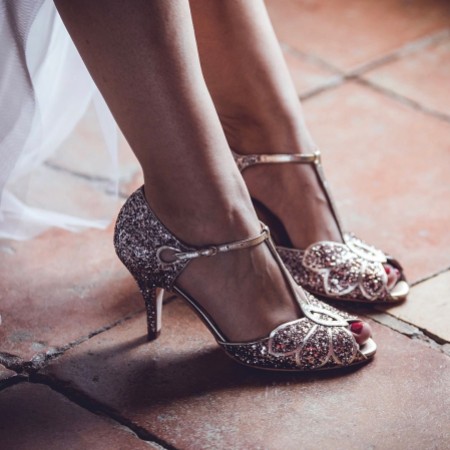 Rose gold shoes uk
