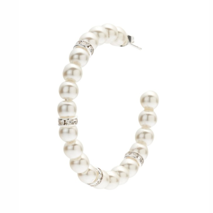 Ada - Boucles d'oreilles en perles et cristaux