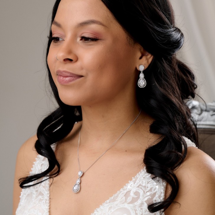 Alessandra Vintage Inspired Crystal Bridal Jewellery Set