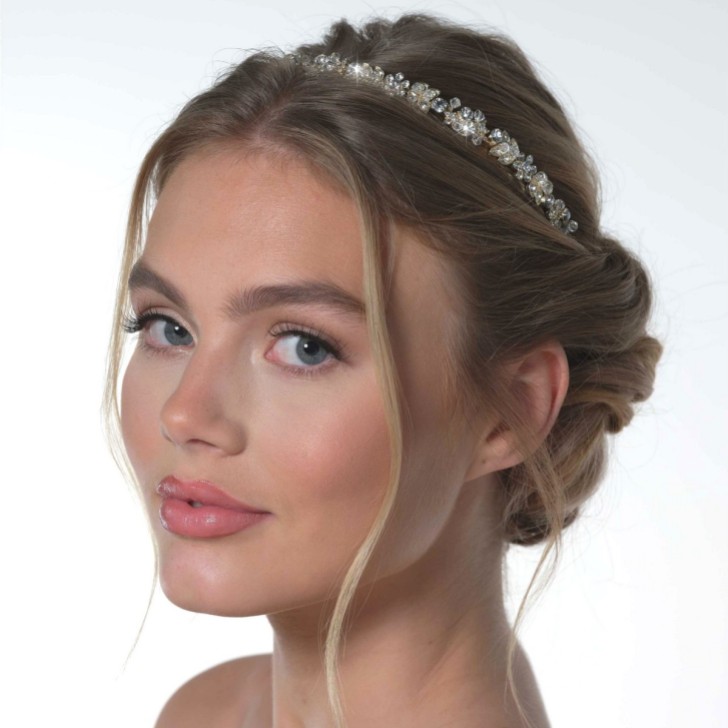 Alice Gold Vintage Inspired Crystal Headband
