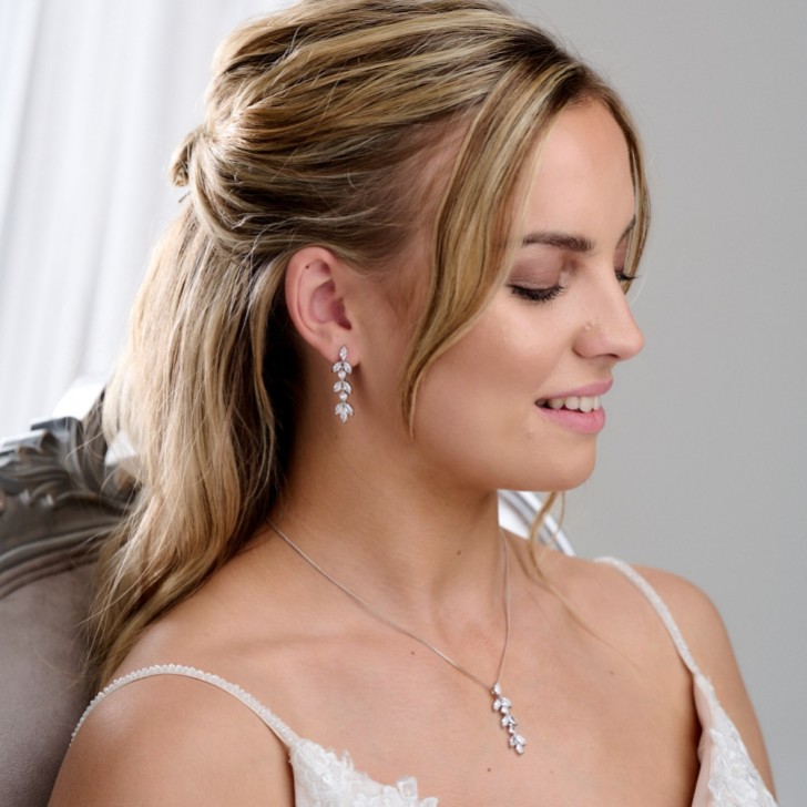 Aria Cubic Zirconia Bridal Jewellery Set