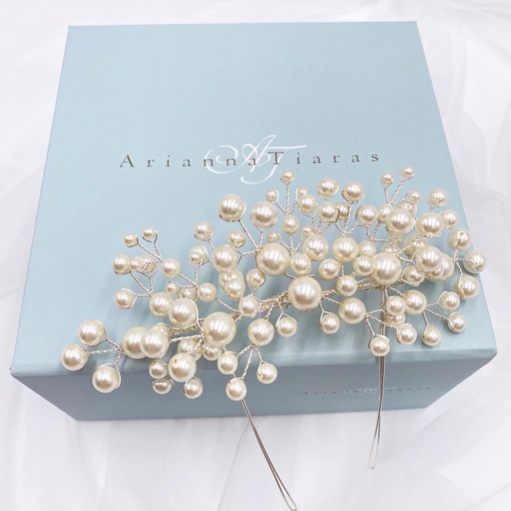 Arianna Everlasting Pearl Veil Comb AR631