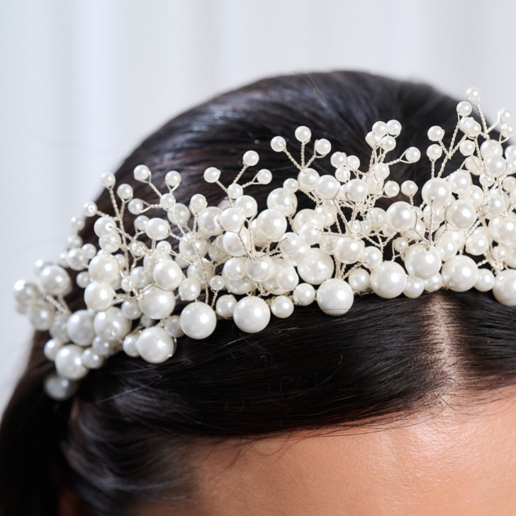 Arianna Everlasting Statement Pearl Tiara AR598