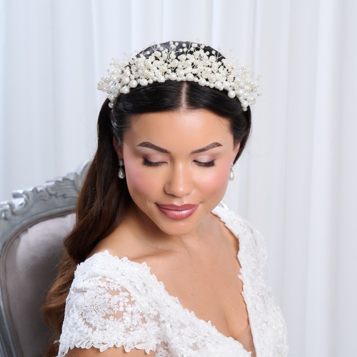 Arianna Everlasting Statement Pearl Tiara AR598