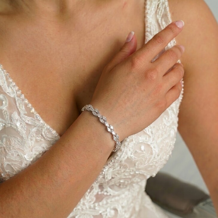 Beaumont Cubic Zirconia Wedding Bracelet