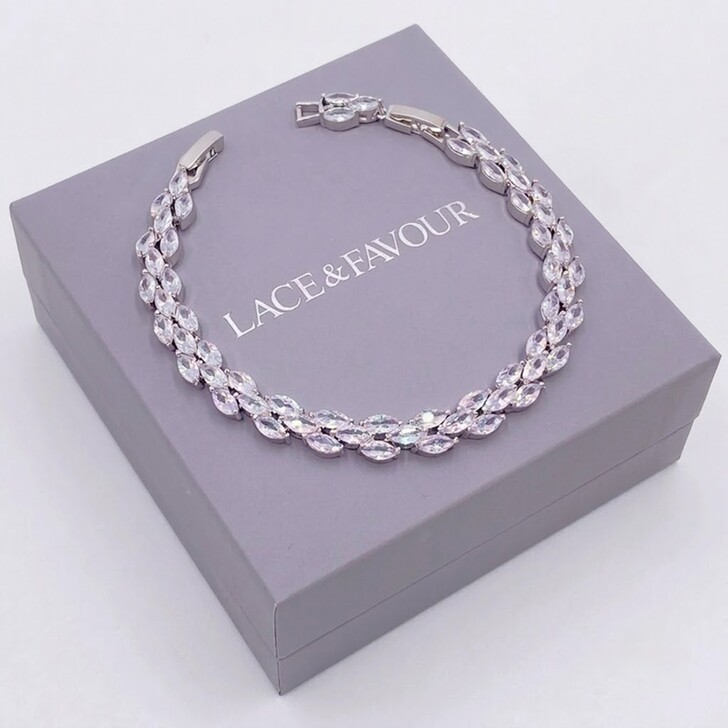 Beaumont Cubic Zirconia Wedding Bracelet