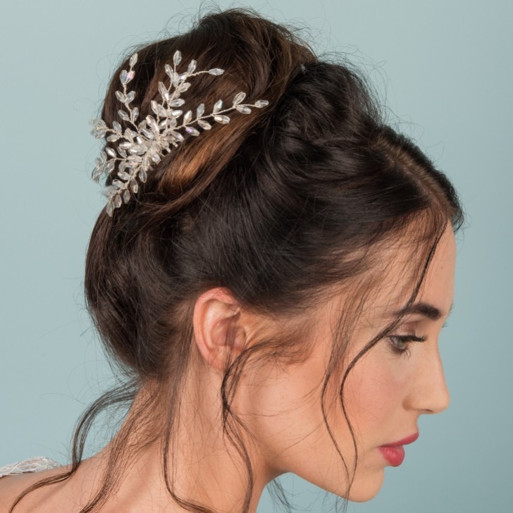 Blyss Crystal Spray Wedding Hair Comb