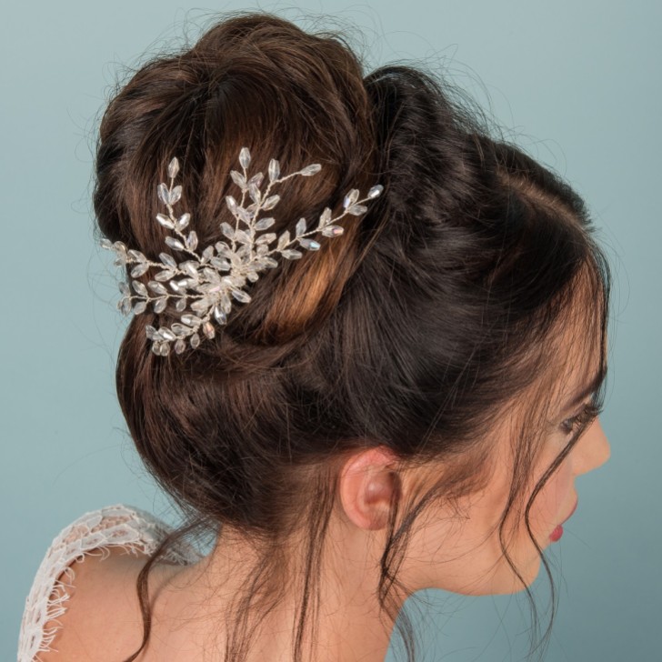 Blyss Crystal Spray Wedding Hair Comb