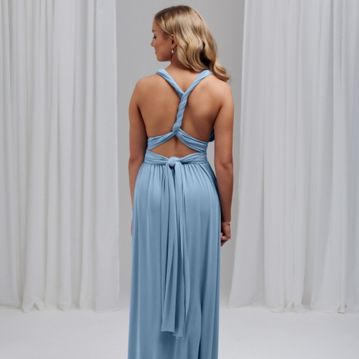 Emily Rose Staubblaues Mehrweg-Brautjungfernkleid (Einheitsgröße)