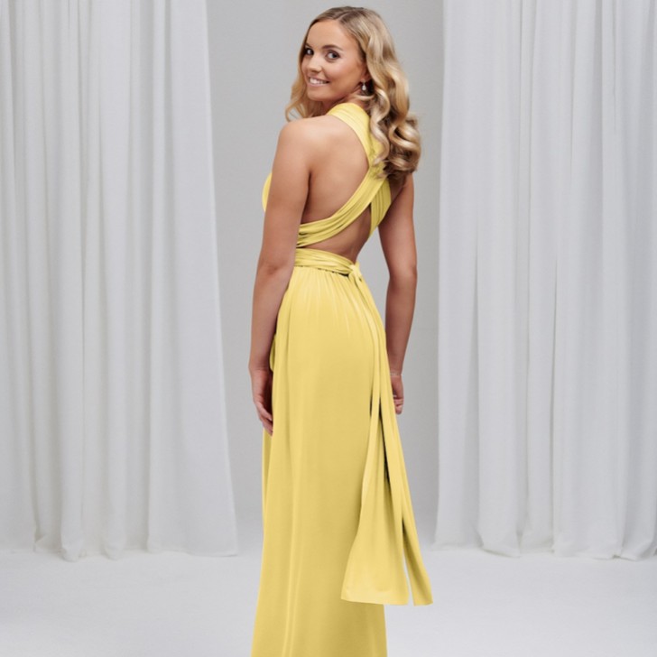 Emily Rose Lemon Multiway Bridesmaid Dress (One Size)