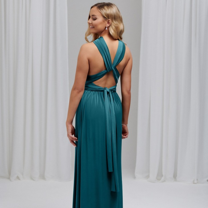 Emily Rose Teal Multiway Bridesmaid Dress (One Size)