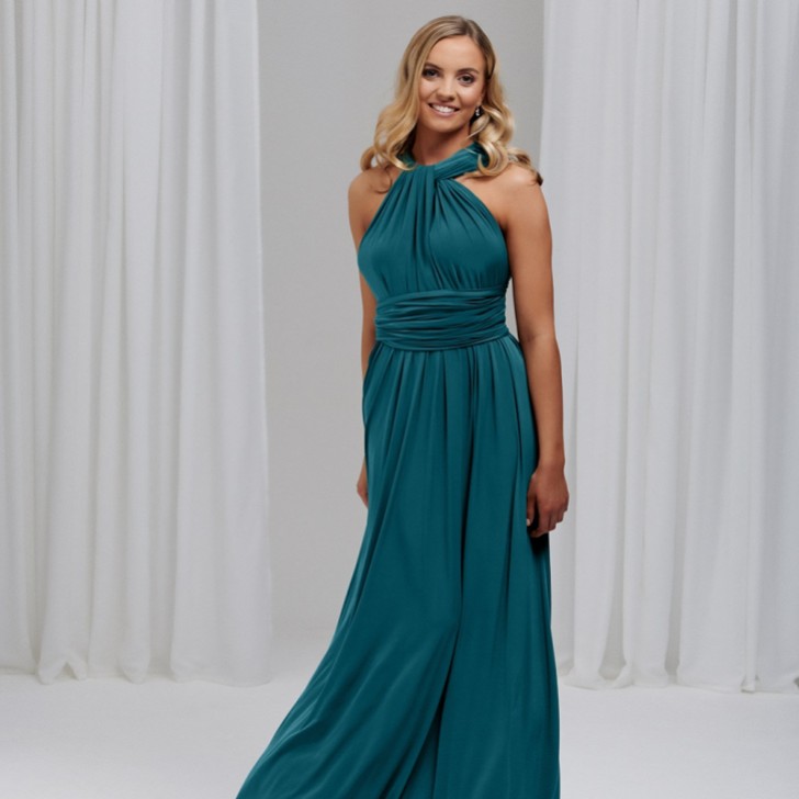 Emily Rose Teal Multiway Bridesmaid Dress (One Size)
