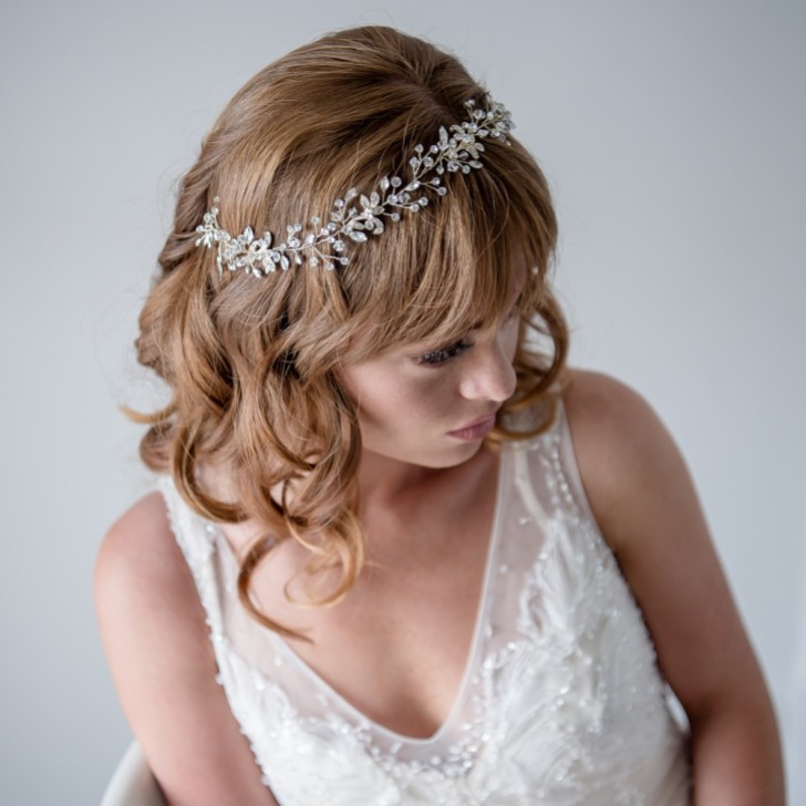 Estelle Lange Goldene Kristall Hochzeit Haarsträhne