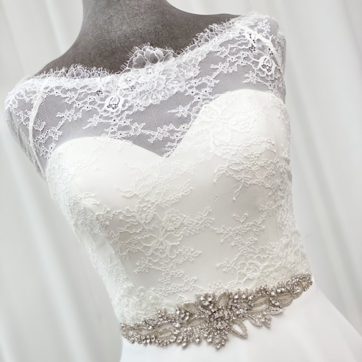 Hamilton Vintage Beaded and Crystal Embellished Bridal Belt