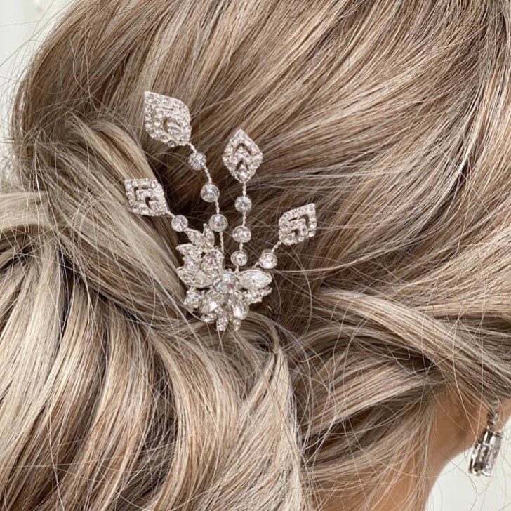 Hattie Vintage Inspired Crystal Hair Pin