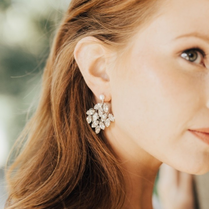 Hermione Harbutt Radiance Statement Crystal Chandelier Earrings