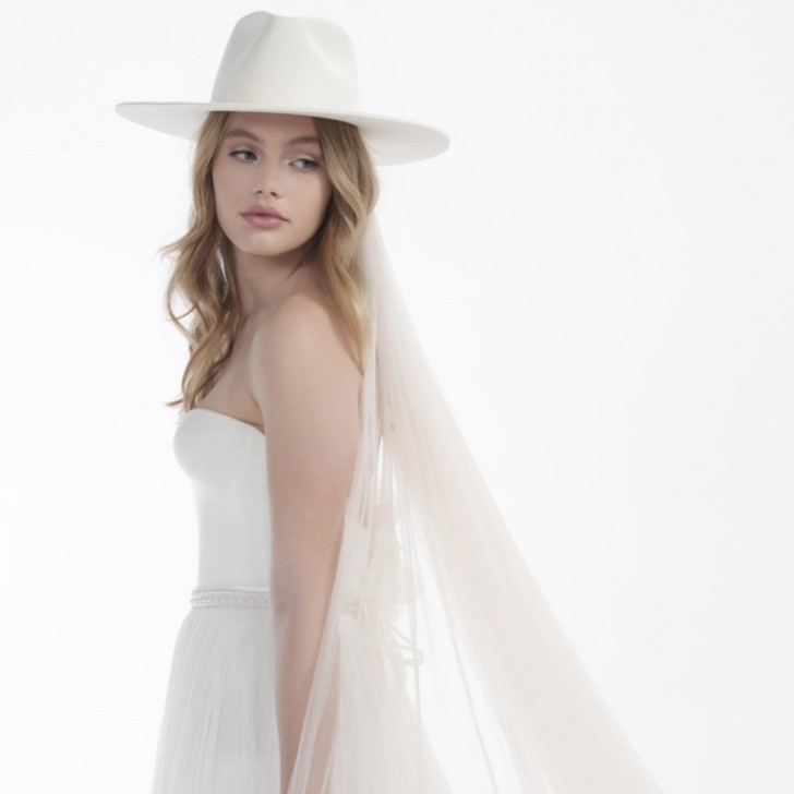 Cappello da sposa stile cowboy Holly Ivory