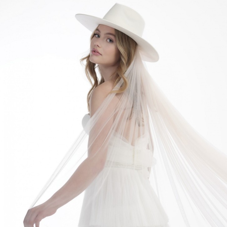 Cappello da sposa stile cowboy Holly Ivory