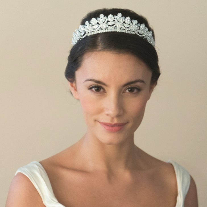 Ivory and Co Alexandra Silver Crystal Embellished Bridal Tiara