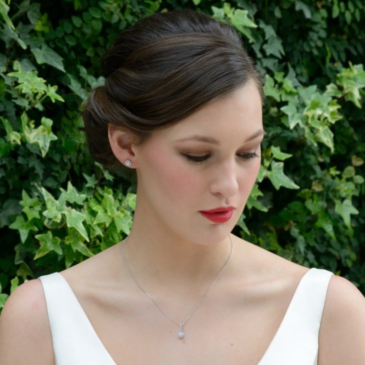 Ivory and Co Balmoral Kristall-Anhänger-Halskette