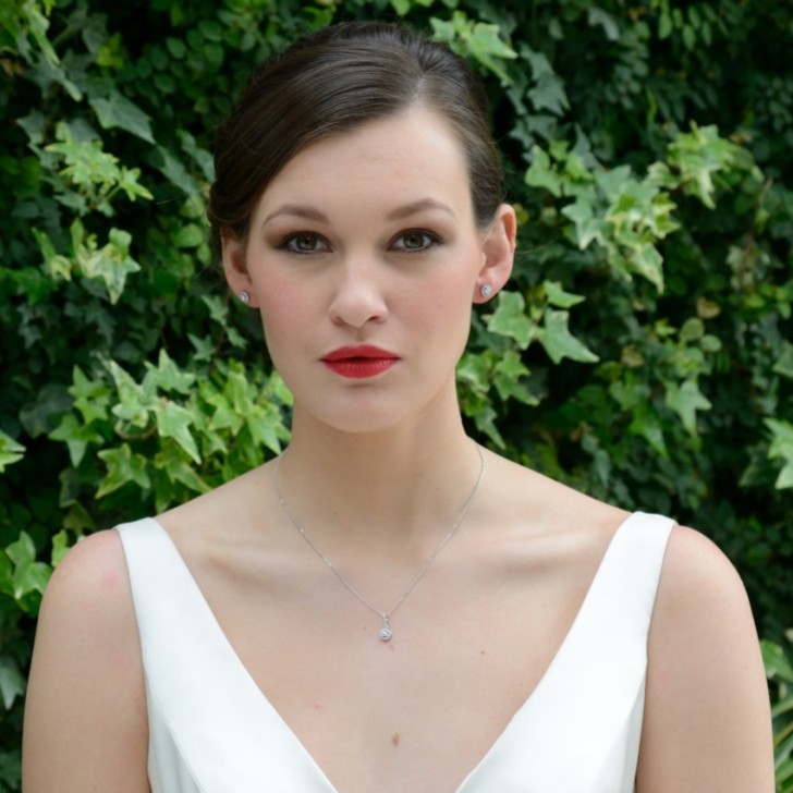 Ivory and Co Balmoral Kristall-Anhänger-Halskette