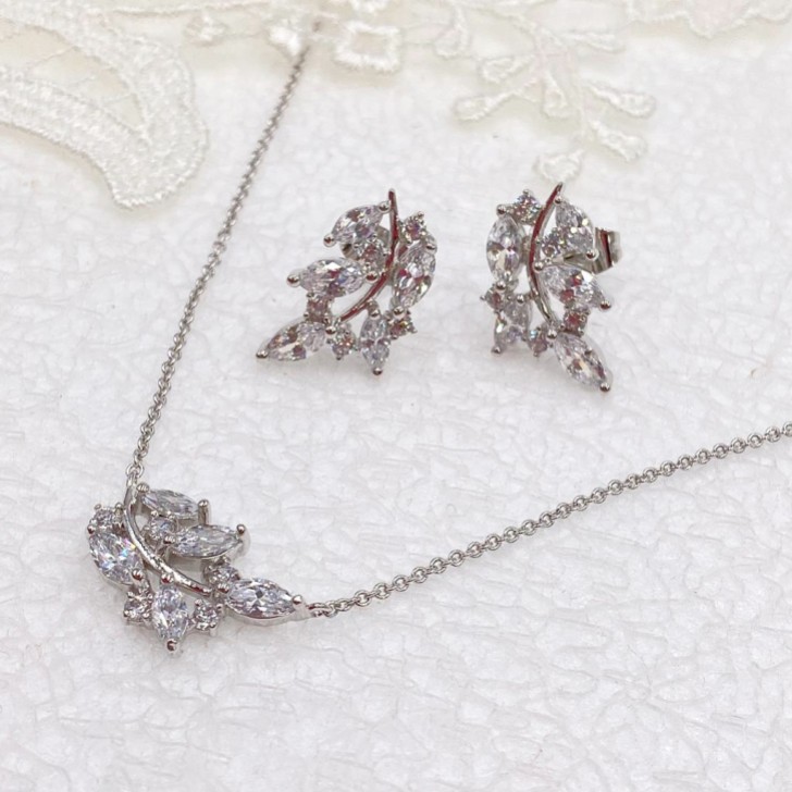 Ivory and Co Cypress Vine of Leaves Brautschmuck-Set