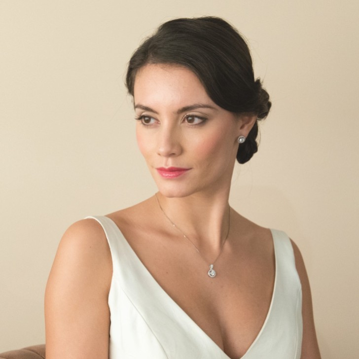 Ivory and Co Hampton Cubic Zirconia Stud Earrings