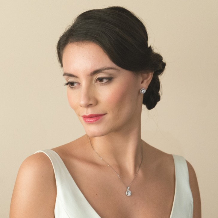 Ivory and Co Hampton Cubic Zirconia Stud Earrings