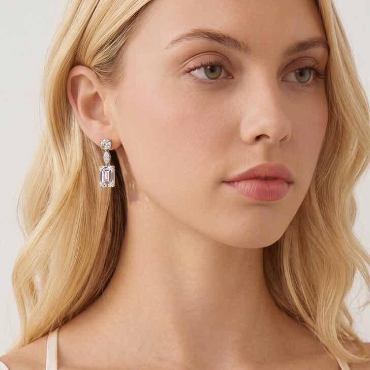 Ivory and Co Hyde Park Crystal Drop Earrings
