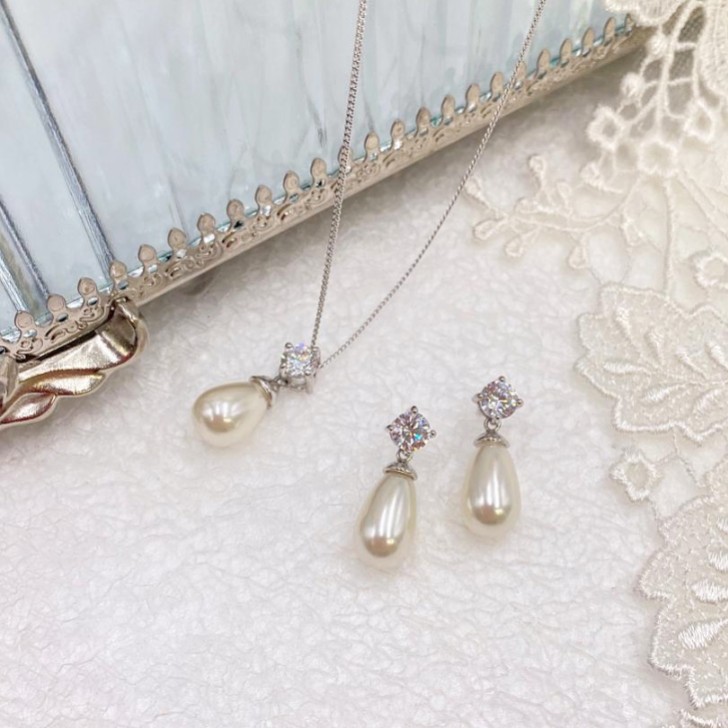 Ivory and Co Imperial Pearl Bridal Jewellery Set