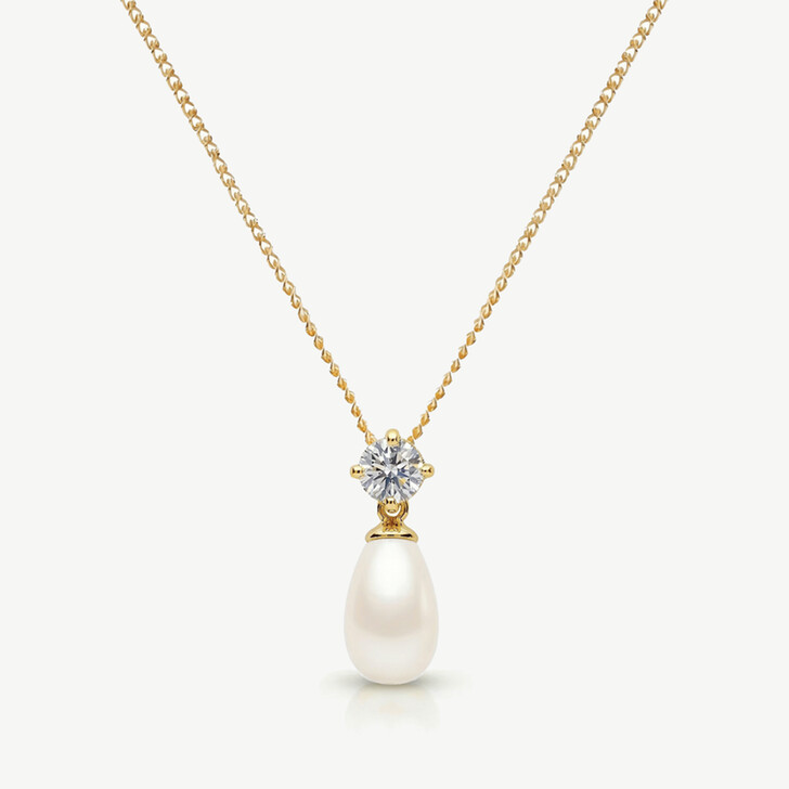 Ivory and Co Imperial Pearl Gold Pendant Necklace