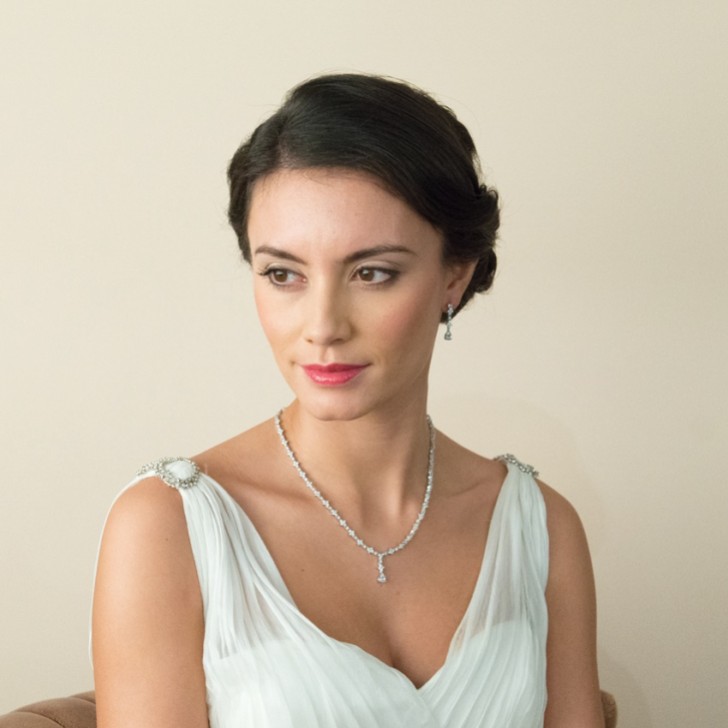 Ivory and Co Kensington Cubic Zirconia Wedding Earrings