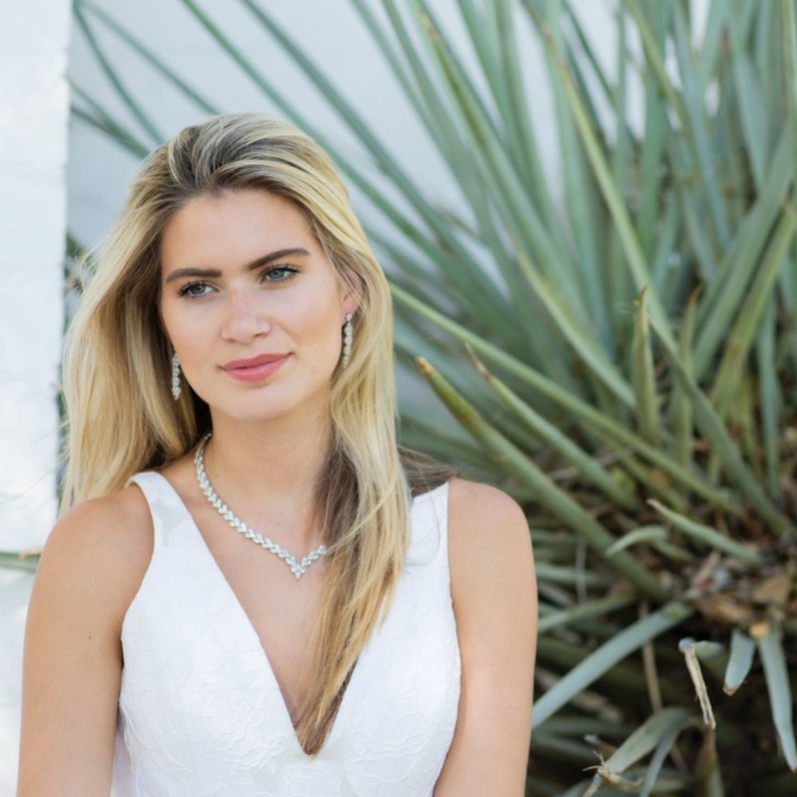 Ivory and Co Lincoln Cubic Zirconia Wedding Necklace