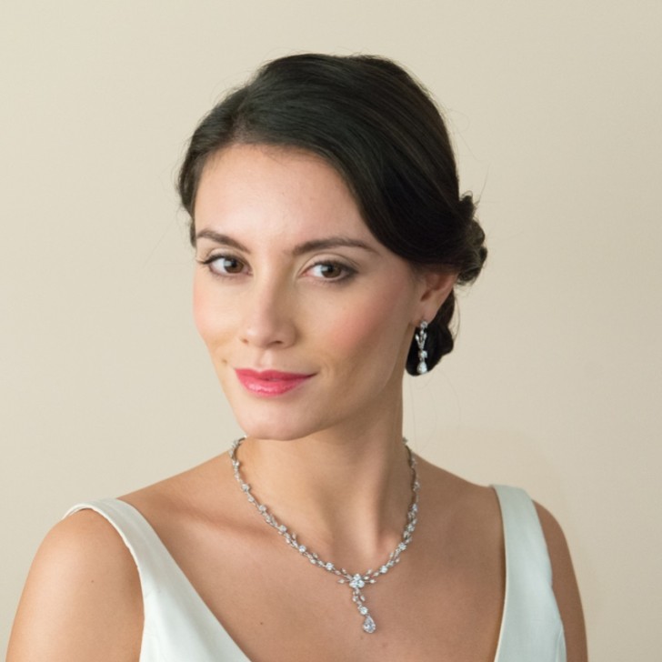 Ivory and Co Mayfair Vintage inspiriert Kristall Tropfen Hochzeit Ohrringe