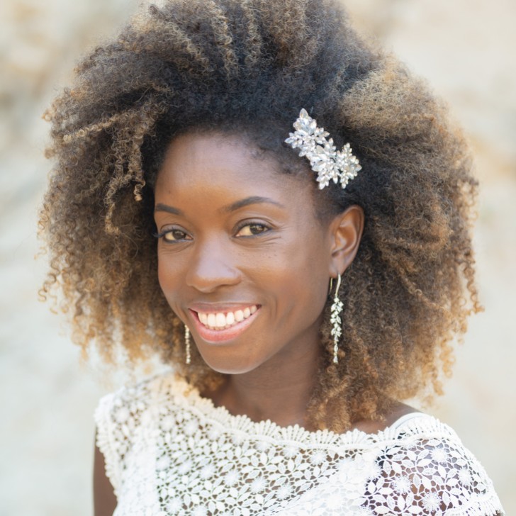 Ivory and Co Moonstar Silver Sparkling Crystal and Pearl Hair Comb