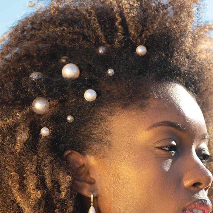 Ivory and Co Pearl Multi Silver Hair Pin (Set of 18)