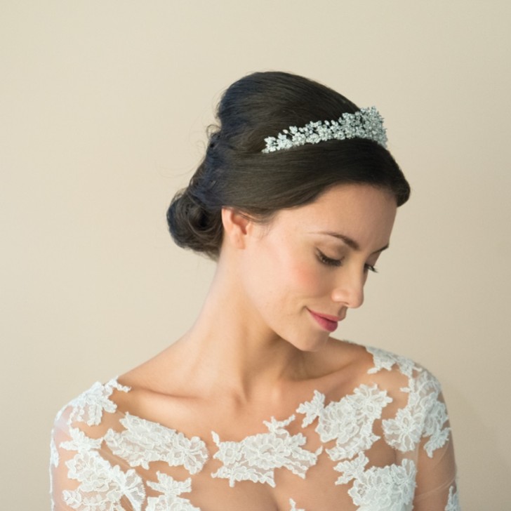 Ivory and Co Pheodora Vintage Inspired Floral Bridal Tiara