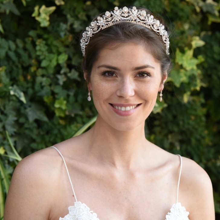 Ivory and Co Prinzessin Aria Rose Gold Kristall verschönert Tiara