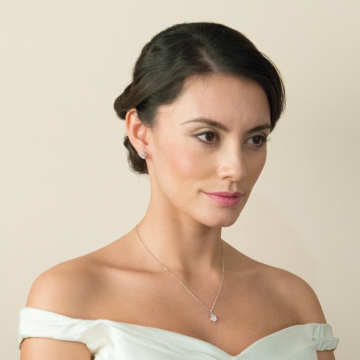 Ivory and Co Rapture Cubic Zirconia Pendant Necklace